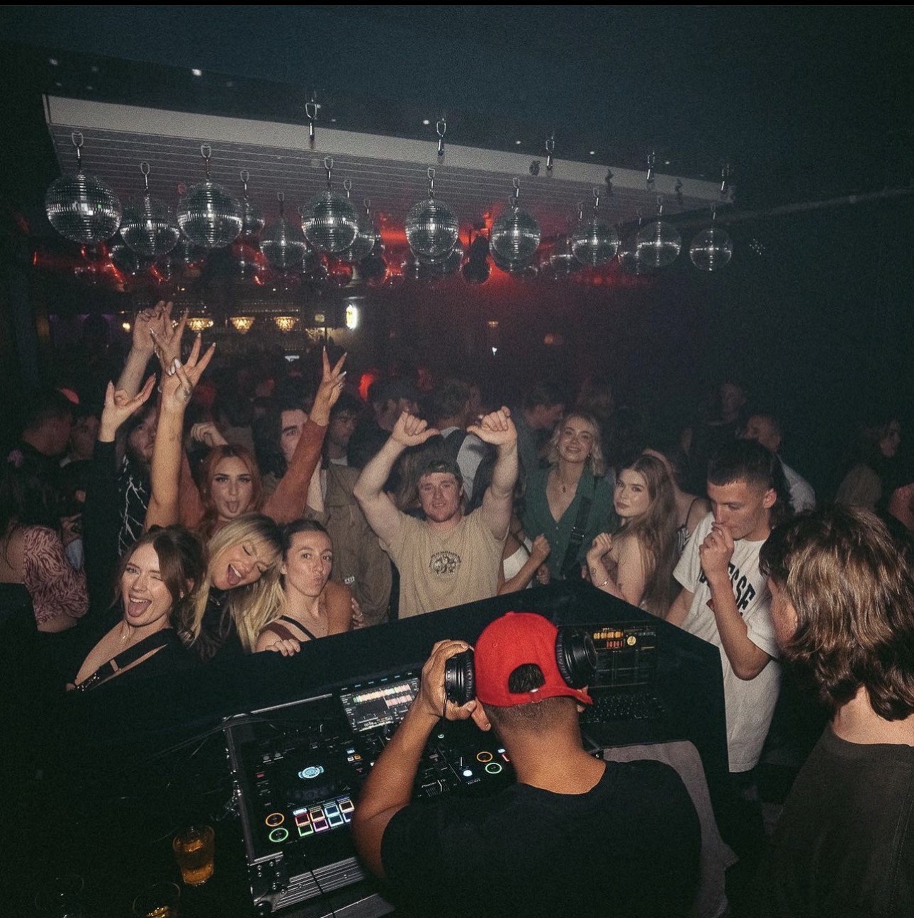 DJ Taz at the decks