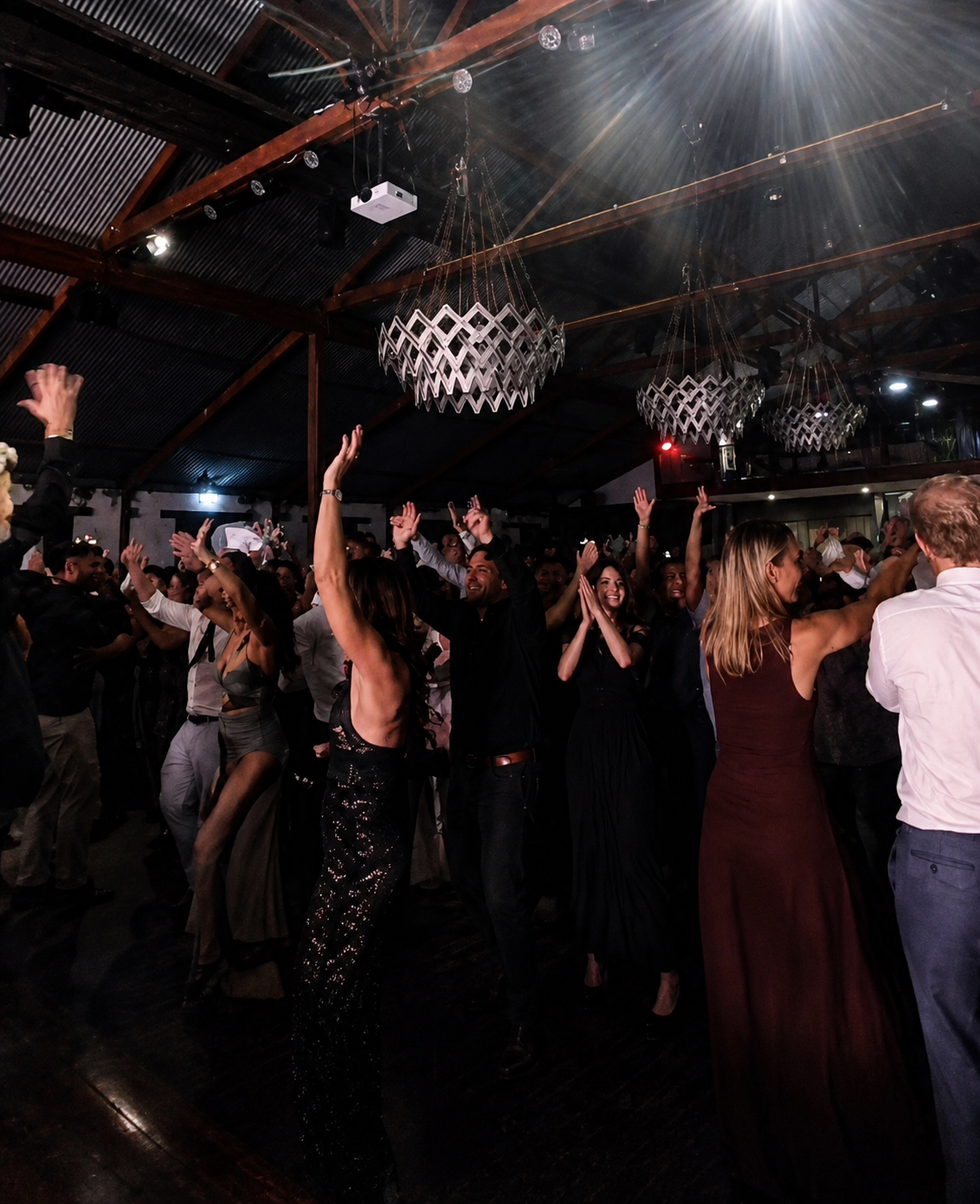 Wedding first dance with dry ice