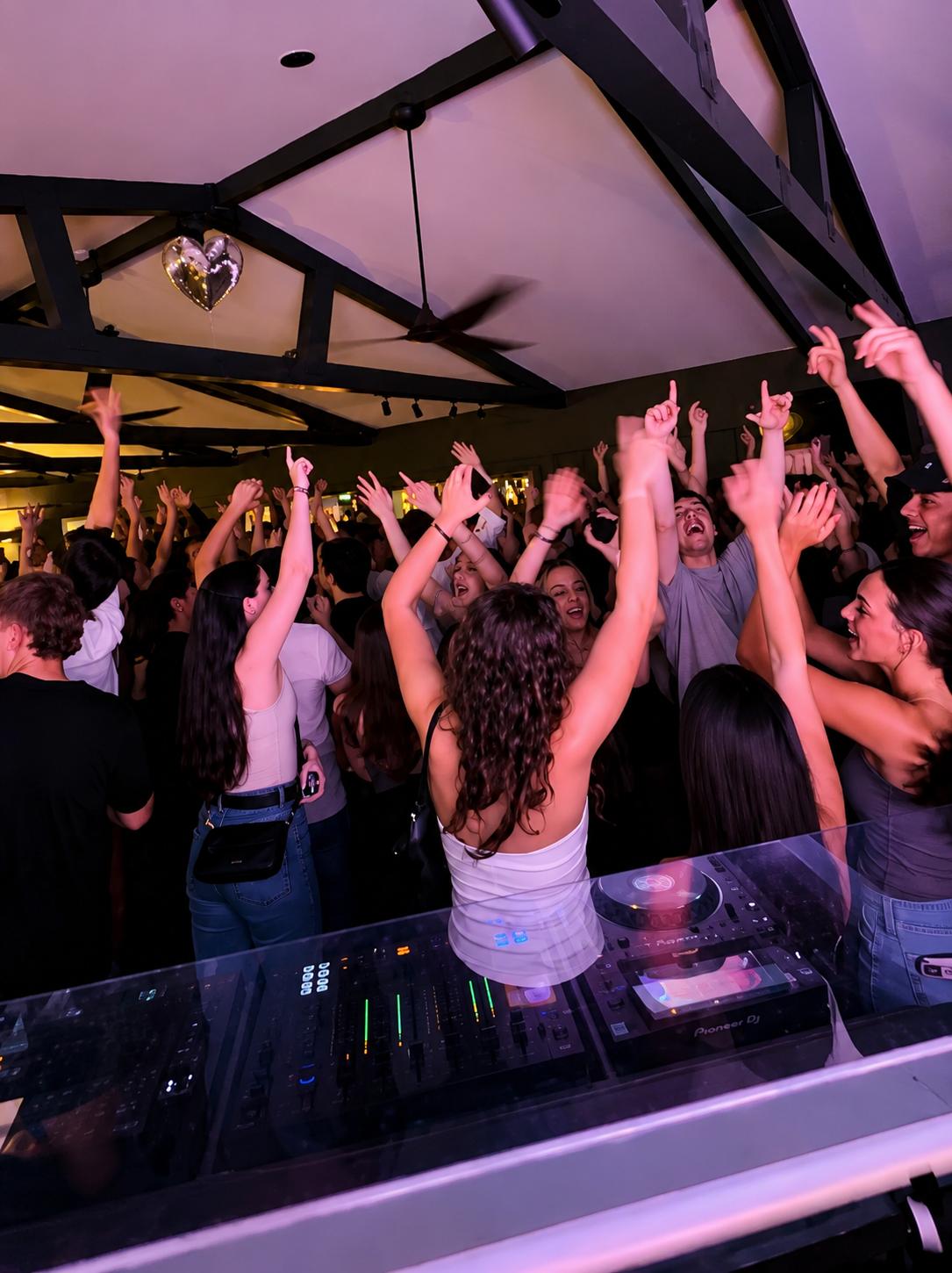 Packed dance floor